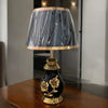 CERAMIC FLOWER EMBOSSED LAMP
