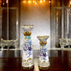 AESTHETIC GOLD AND WHITE CANDLEHOLDERS