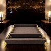 LEATHER SERVING TRAY 2-P